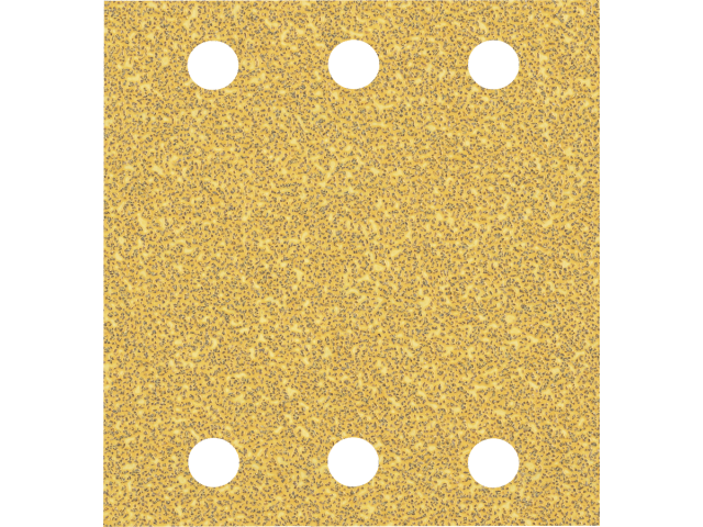 Brusni papir EXPERT C470 z 6 luknjami za vibracijske brusilnike, Dimenzije: 115x107mm, Zrnatost: 40, 2608900890